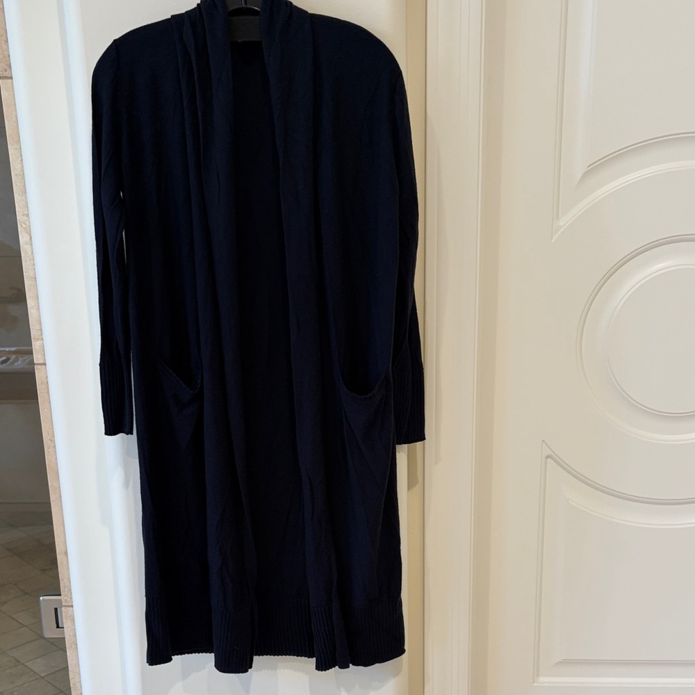 PURE DKNY Elegant Black Long Cardigan